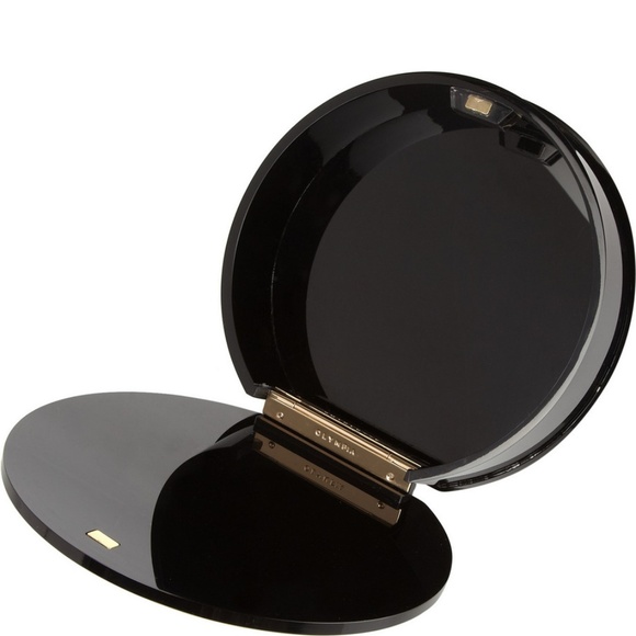 Charlotte Olympia's black Perspex 'Record' clutch